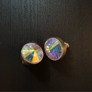 Iridescent Stud Earrings